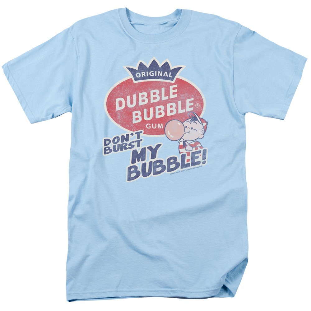 Dubble Bubble Burst Bubble Graphic T-Shirt for Men & Women - Comfortable Cotton XXL Size - Fun Casual Wear for Parties & Everyday Outfits