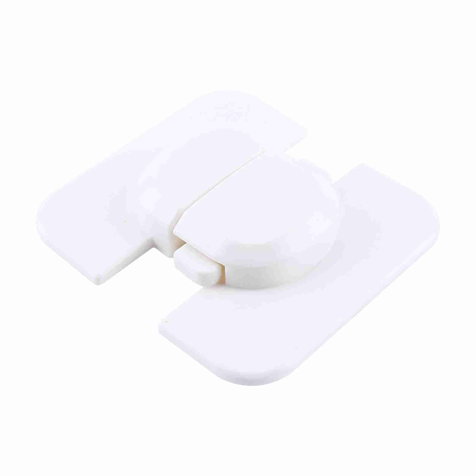 Child Safety Cabinet Lock - Adhesive Baby Proof Locks for Refrigerator, Freezer, Drawer & Cabinet - BPA-Free Plastic Latches for Home Use - Secure Kitchen, Bathroom & Nursery Areas