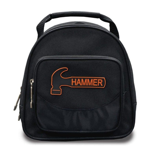 Premium Hammer Plus Black Single Tote Bowling Bag - Lightweight & Durable for League Play & Practice Sessions