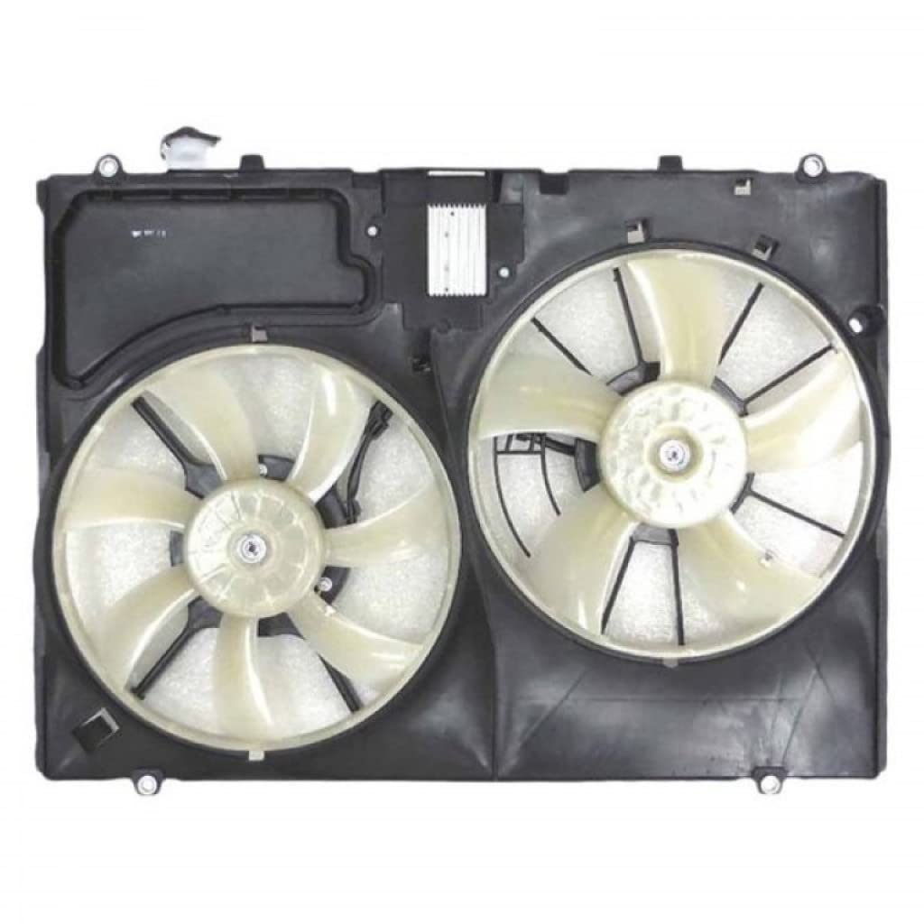 Lexus RX350 AC Radiator Fan Assembly 2007-2009 Replacement with Module - Compatible with LX3115114, M:R:163630P100, L:163630A150, B:R:163610P110 - Perfect for Cooling System Repair & Maintenance