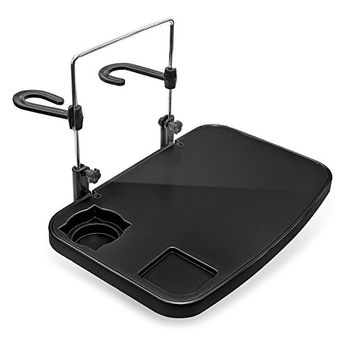 Portable Laptop Car Desk - Foldable & Adjustable Car Tray for Work, Eating & Writing - Perfect for Road Trips, Commuting & Office Use in Vehicles