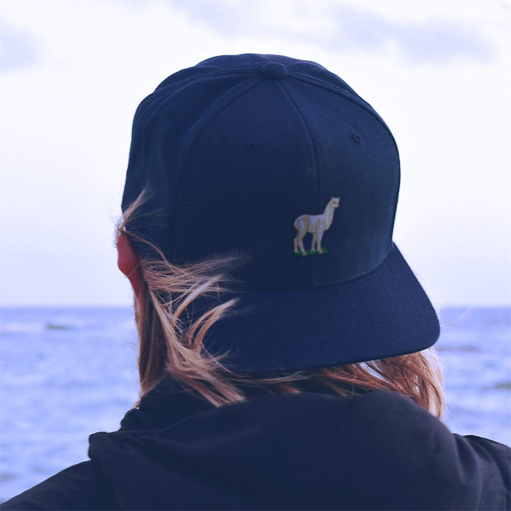 Huacaya Alpaca Baseball Cap with Animal Embroidery - Unisex Adjustable Hat for Men & Women - Perfect for Outdoor Sports, Hiking, and Casual Wear