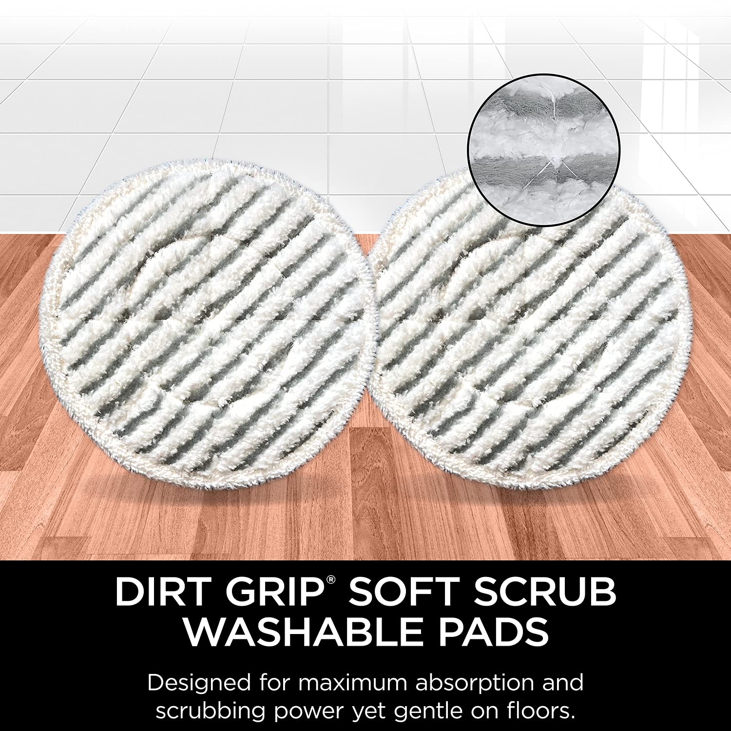 Shark S7000AMZ Steam Mop - All-in-One Steam & Scrub for Hard Floors | 6 Washable Pads & 2 Steam Modes | Sanitizes & Deep Cleans | Perfect for Kitchen, Bathroom & Tile Floors