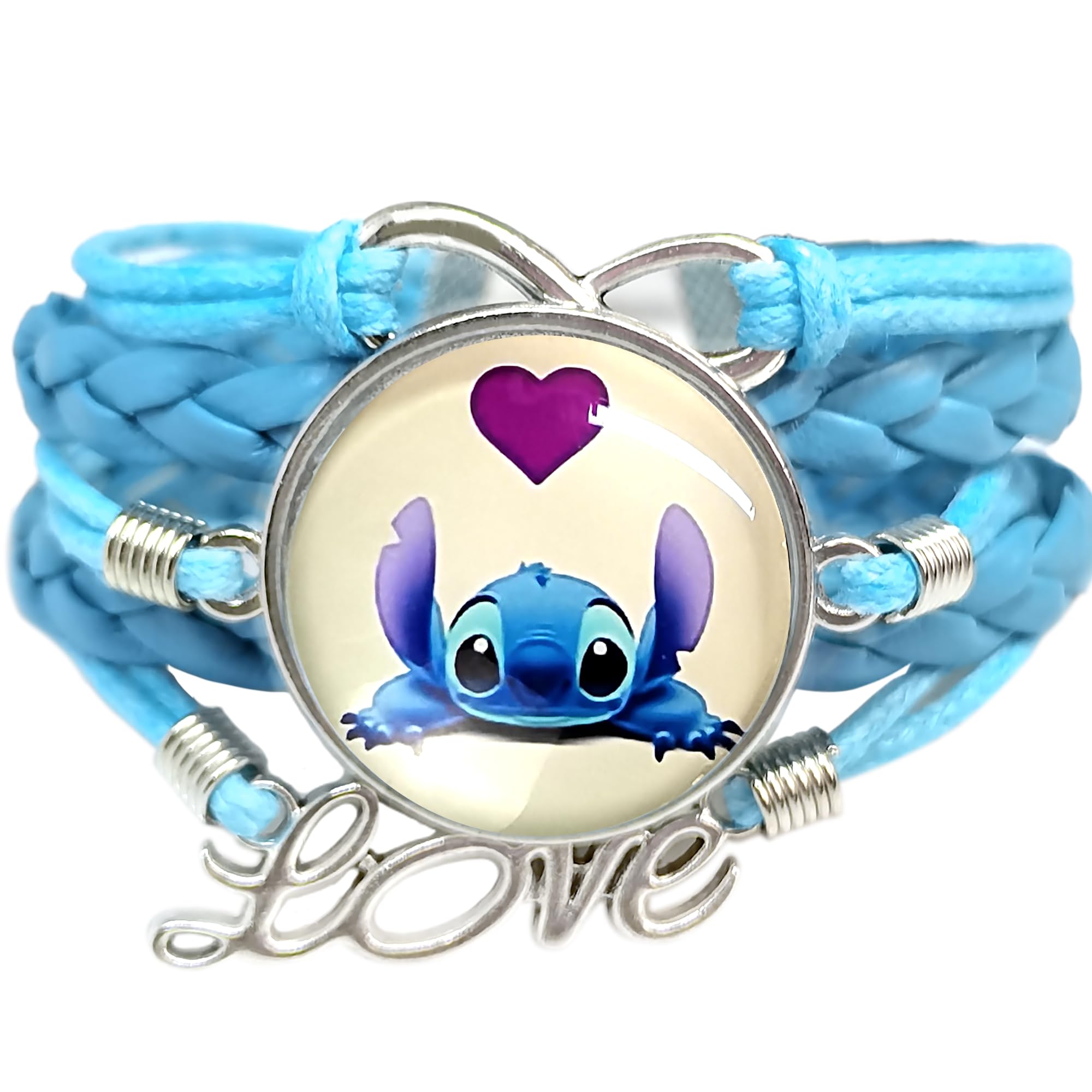Stitch Charm Bracelet for Women - Cute Disney Stitch Jewelry, Perfect Birthday Gift for Her, Party Favors & Everyday Wear