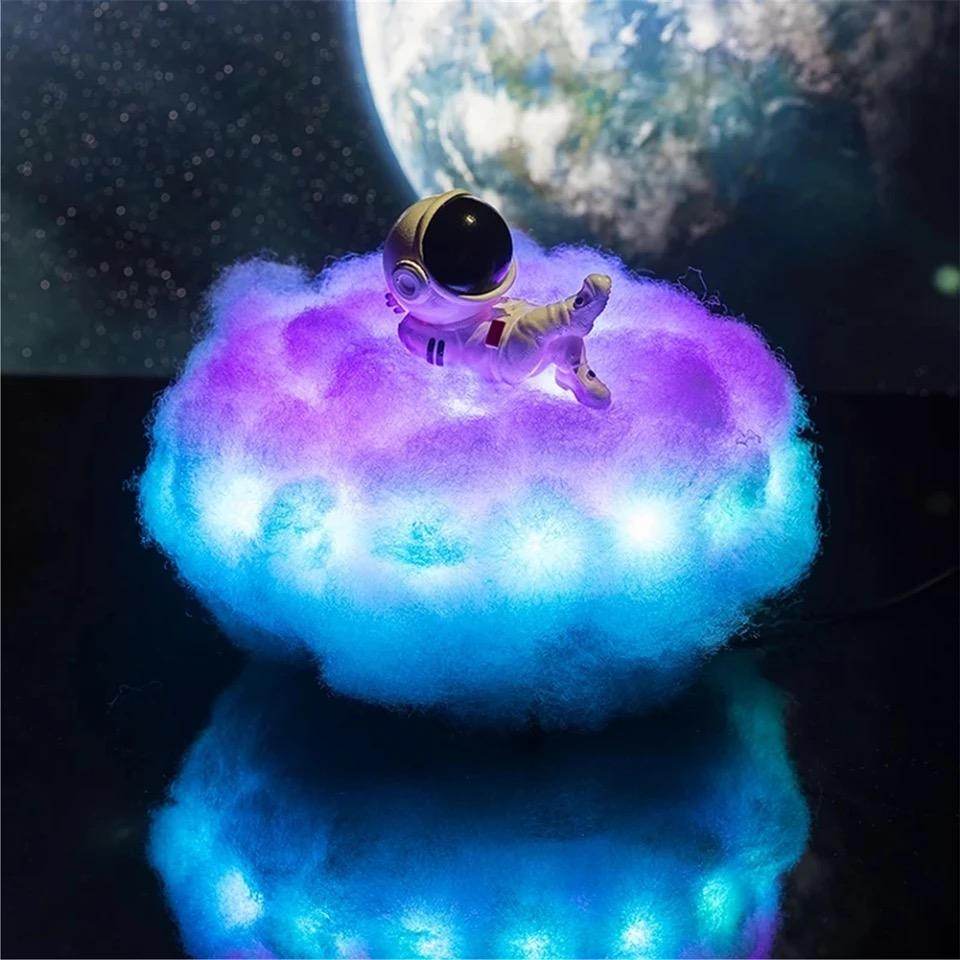 3D Astro Cloud Lamp with Remote Control - Galaxy Night Light for Kids & Adults - Perfect for Bedroom, Nursery, and Relaxation Spaces