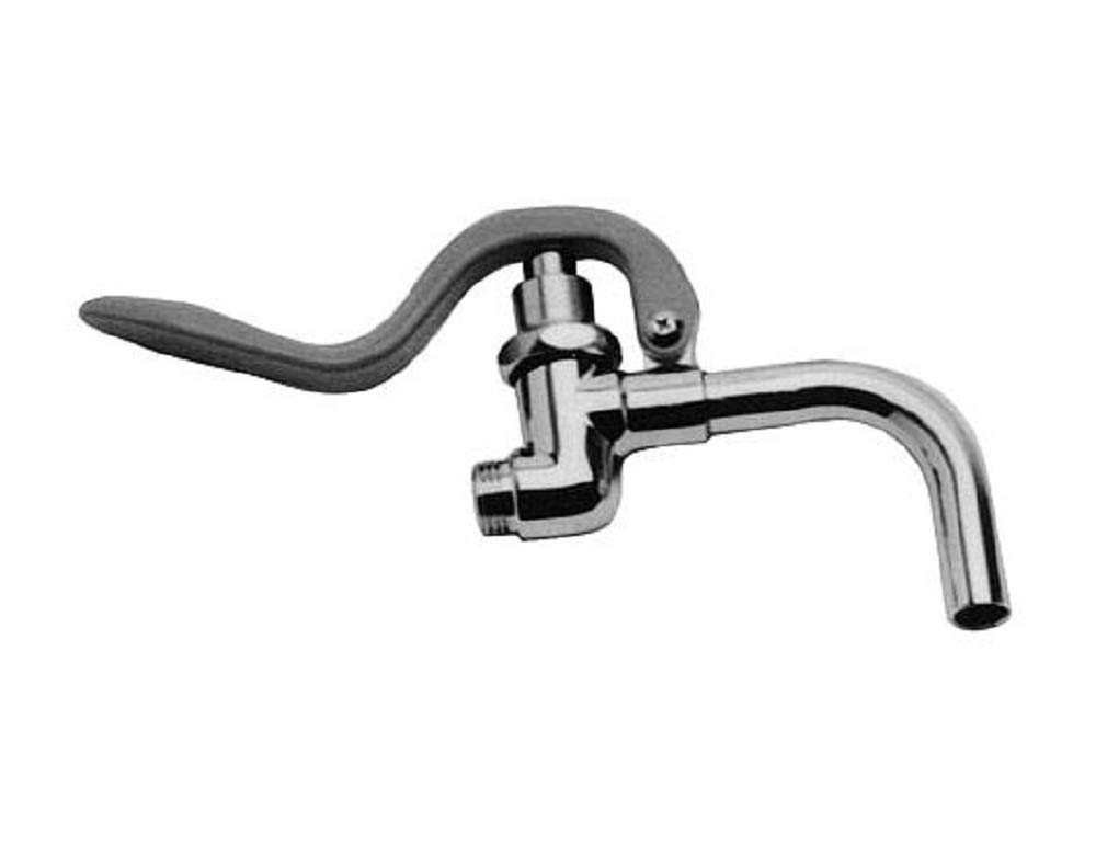 T&S Brass 002866-40 Angled Nozzle Spray Valve - Commercial Faucet Replacement for Sinks & Wash Basins - Perfect for Restaurants, Kitchens & Public Restrooms
