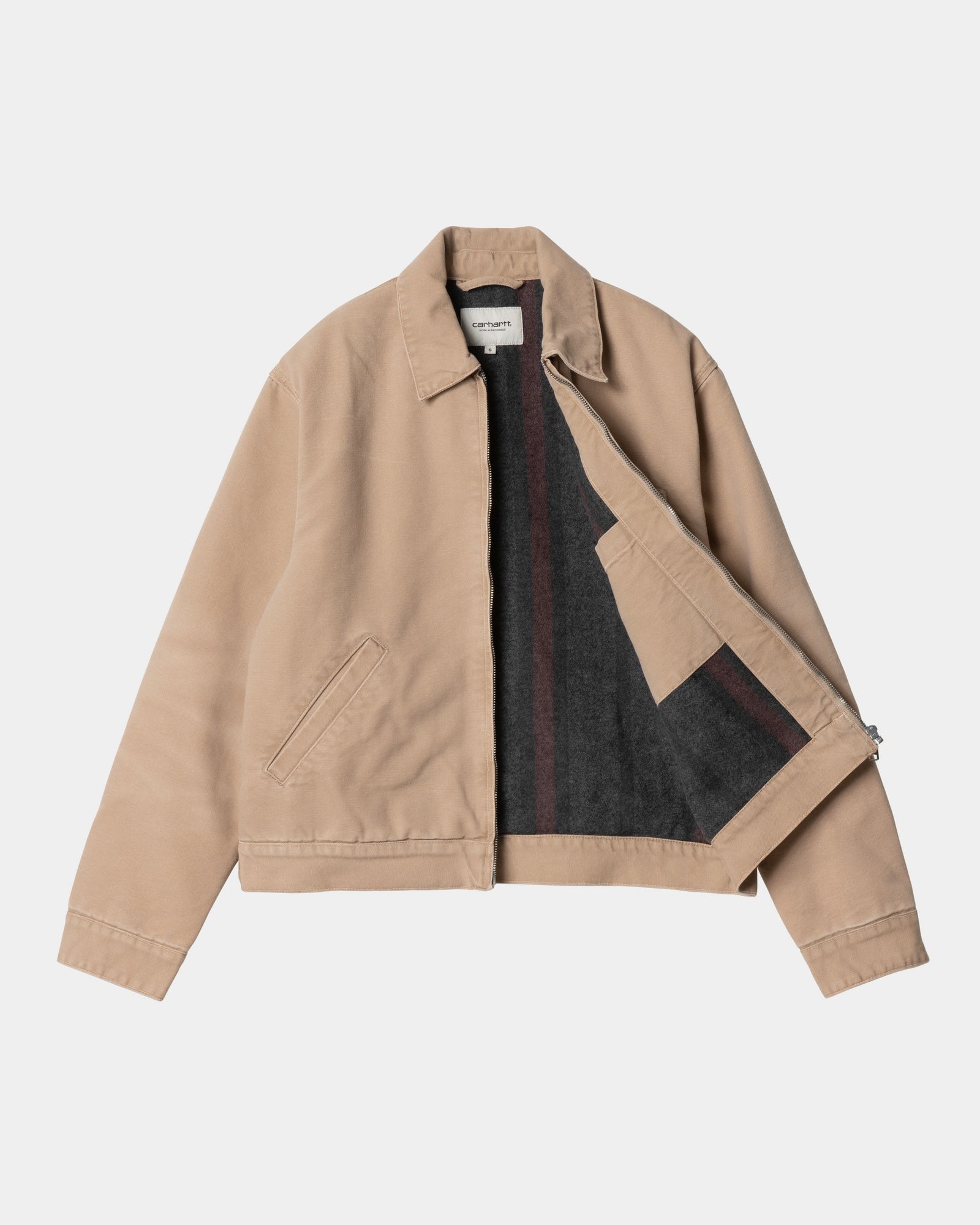 Women's Dayton Jacket - Dusty Hamilton Brown Stone Canvas Waterproof Windbreaker | Outdoor Hiking, Camping & Fall Fashion Coat