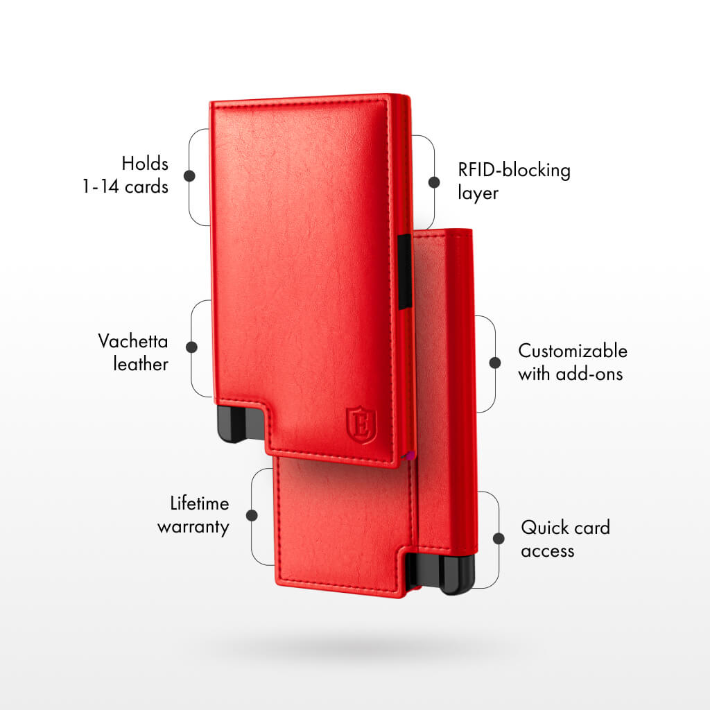 Ekster Pro RFID Blocking Wallet - Slim Minimalist Front Pocket Wallet for Men with Money Clip & Card Holder - Perfect for Travel, Business & Everyday Use