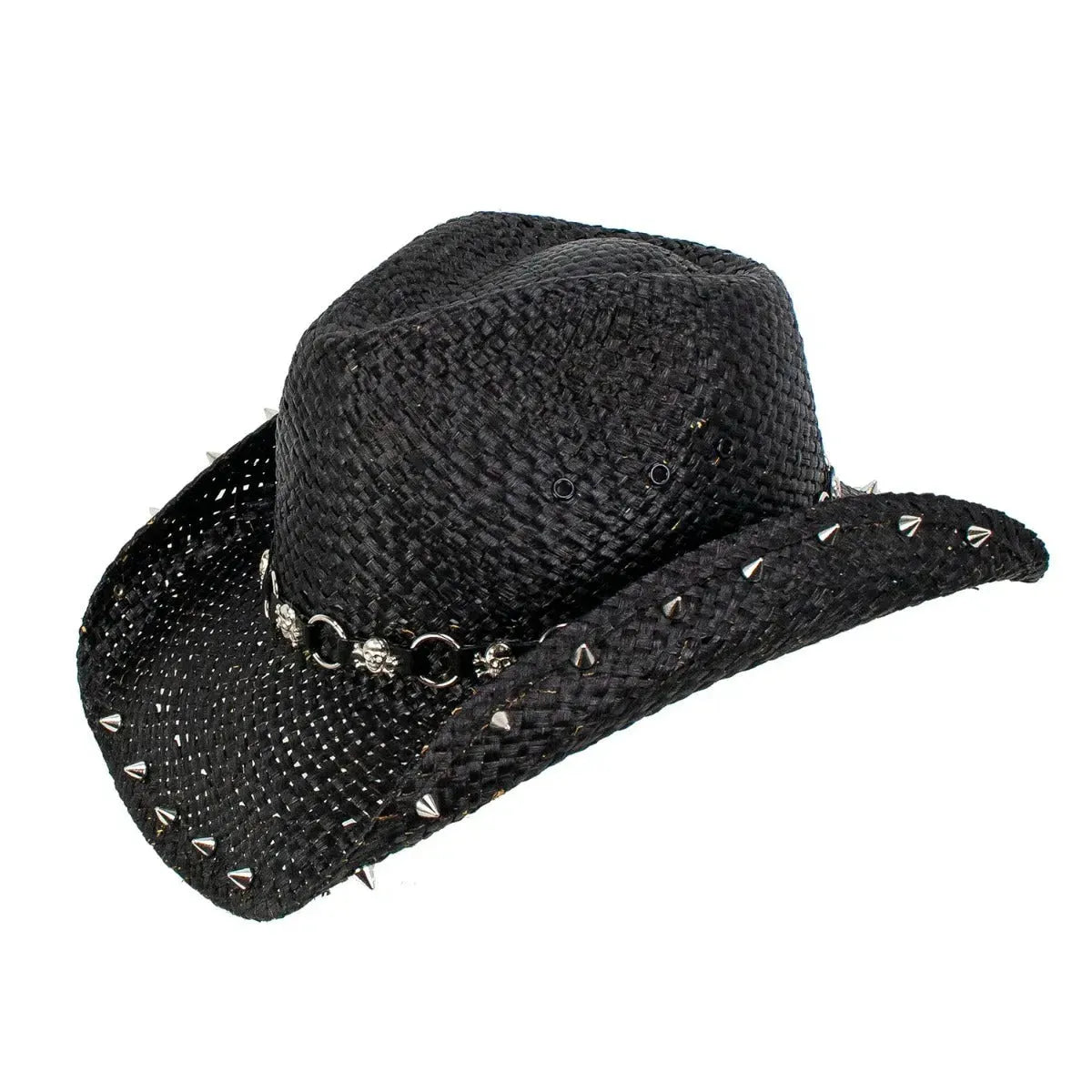 Peter Grimm Atticus Straw Cowboy Hat - Western Style Sun Protection for Men & Women - Perfect for Outdoor, Rodeo, and Country Music Festivals