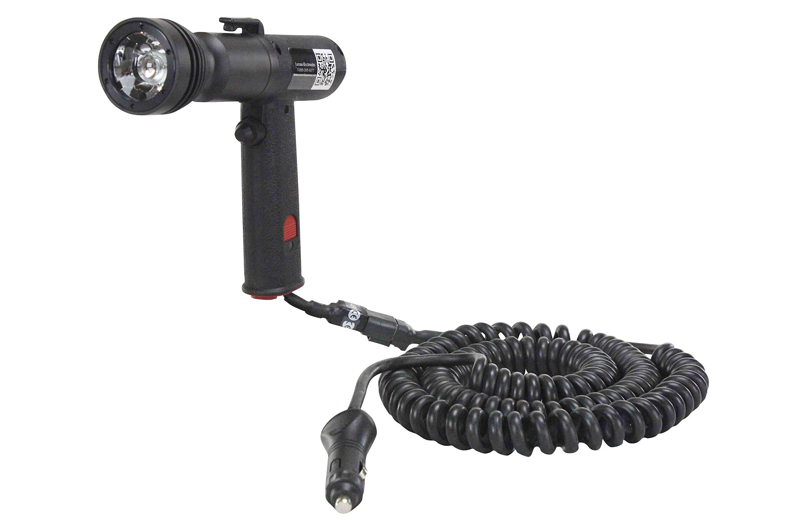 Infrared LED Handheld Spotlight with Pistol Grip - 3 Watt 730nm/850nm/940nm Wavelength - 16ft Coil Cord - for Night Hunting, Wildlife Observation & Security Surveillance
