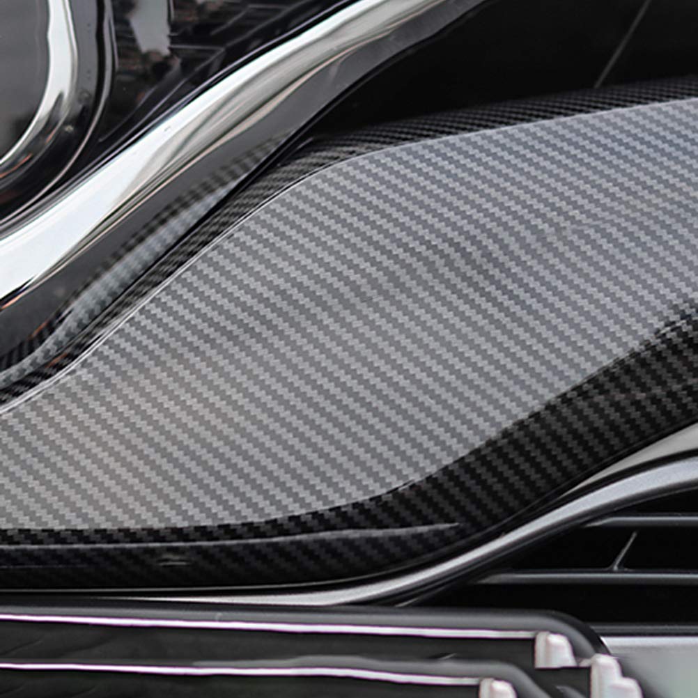NINTE Front Center Grille Cover for Toyota Camry 2018-2023 L/LE/XLE - Carbon Fiber Coating Front Bumper Hood Trim - Upgrade Your Car's Style & Protection (Perfect for Daily Driving & Car Shows)