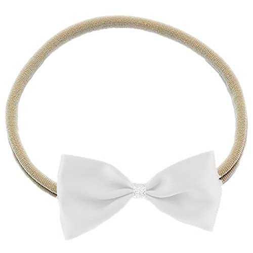 White Satin Bow