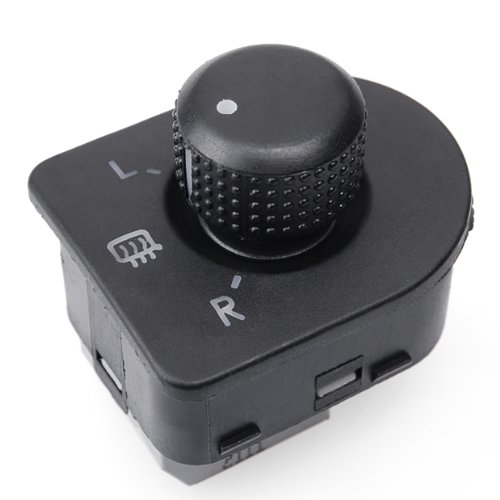 1998-2004 Volkswagen Jetta Golf Passat Replacement Side Mirror Switch Knob with Window Heat Control - Durable OEM Style Power Window Switch for VW Cars (Perfect for Winter Defrosting & Mirror Adjustment)