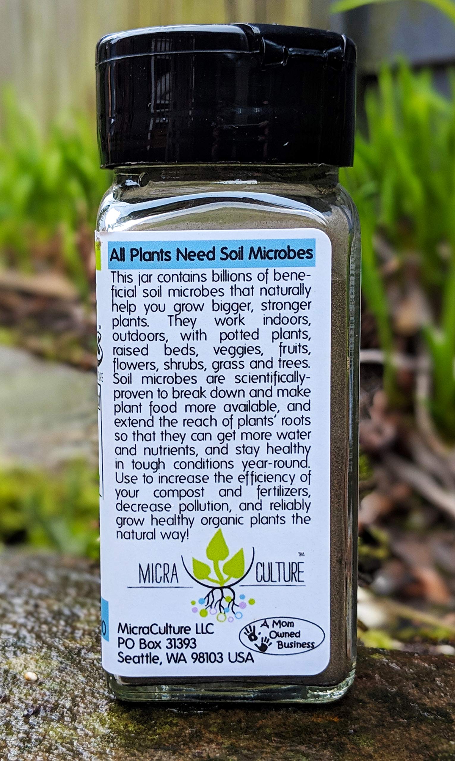 Organic Plant Probiotics for Healthy Growth - Nutrient-Rich Soil Booster in Convenient Shaker Jar - Perfect for Indoor Plants, Gardens, and Hydroponics
