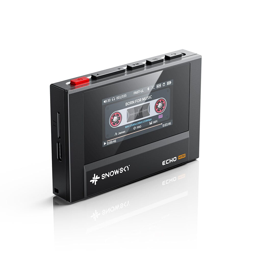 FiiO SNOWSKY Echo Mini Portable HiFi MP3 Music Player with Bluetooth 5.0 - Perfect for Travel, Gym & Outdoor Activities
