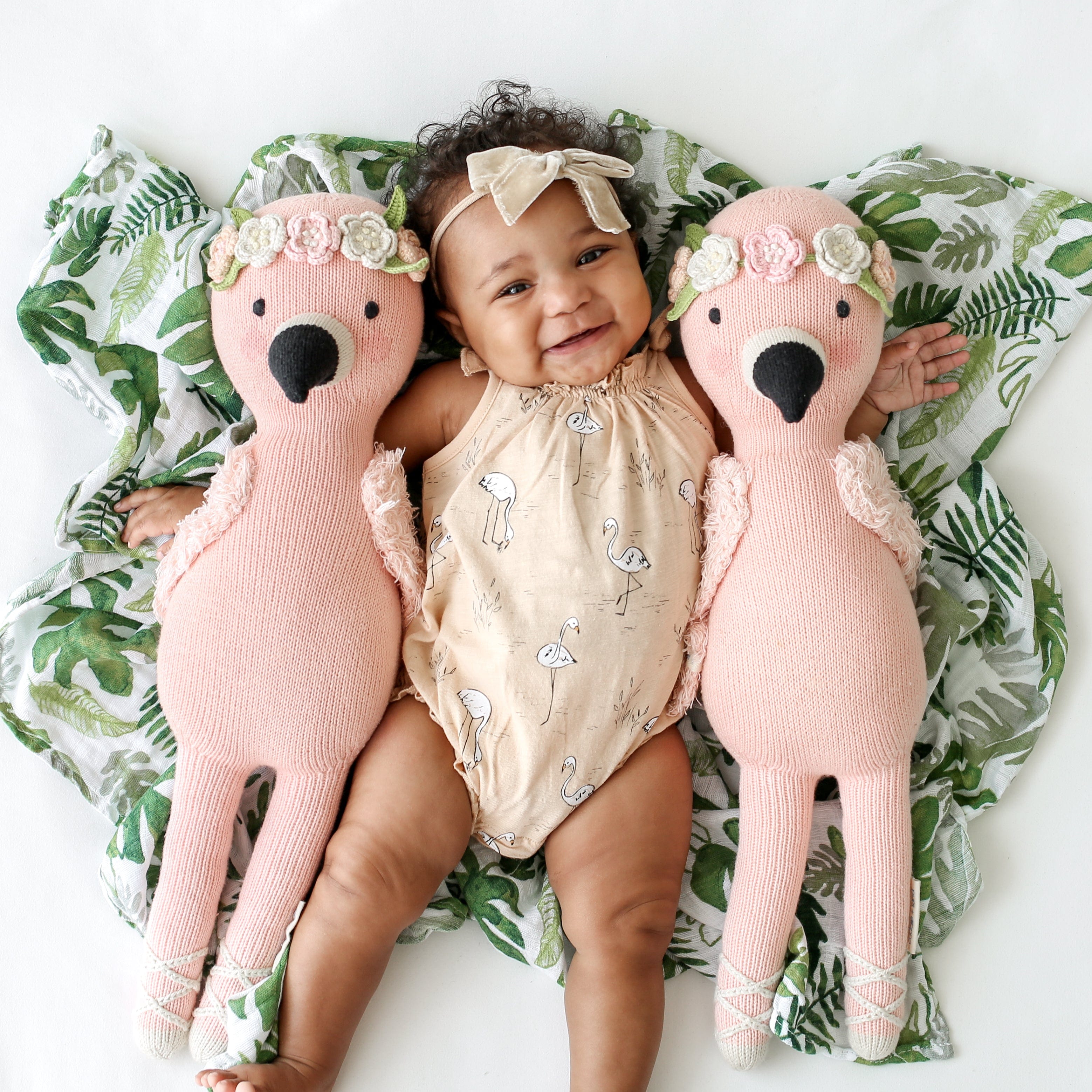Cuddle+Kind Little Flamingo Stuffed Animal - Adorable Plush Toy for Kids, Soft & Huggable Gift for Baby Shower, Birthday, Nursery Decor | Perfect for Cuddling, Playtime & Comfort