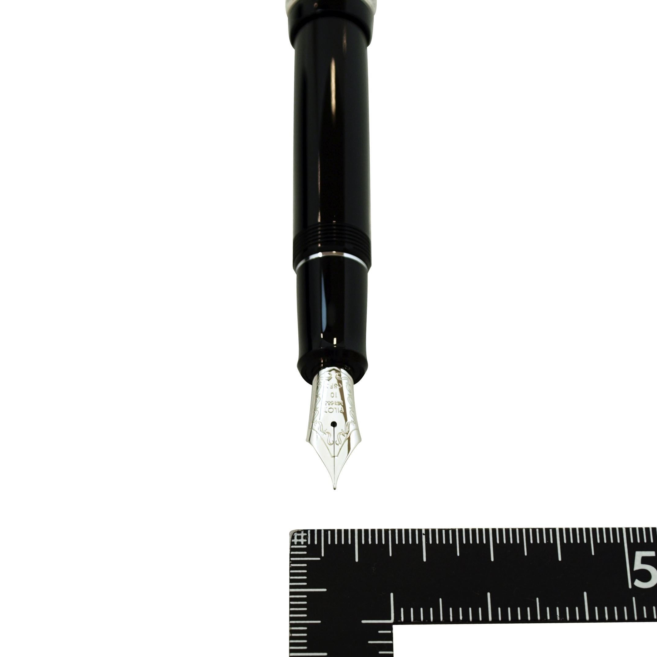 Pilot Custom Heritage 912 Fountain Pen - Black Body with Soft Fine (SF) Nib - Premium Writing Instrument for Professionals, Calligraphy & Everyday Use