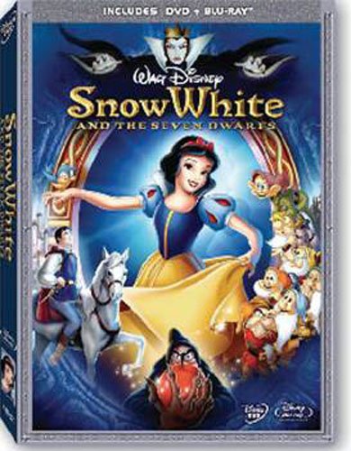 Snow White and the Seven Dwarfs Blu-ray 2-Disc Special Edition with Exclusive Gift Set - Classic Disney Animated Movie for Family Movie Night & Collector's Display
