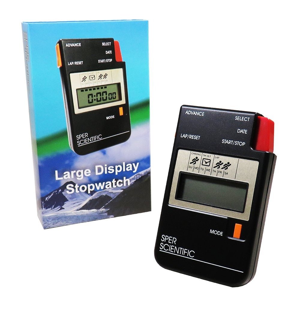 Large Digital Stopwatch Timer with Big LCD Display - Perfect for Sports, Cooking, Labs, and Classroom Activities