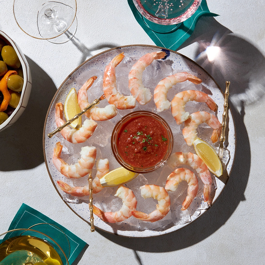 Anyday Shrimp Cocktail Microwave Cookware Set - Premium Microwave-Safe Glass Bowls with Lids for Easy Cooking & Reheating | Perfect for Seafood, Appetizers, Leftovers & Quick Meals