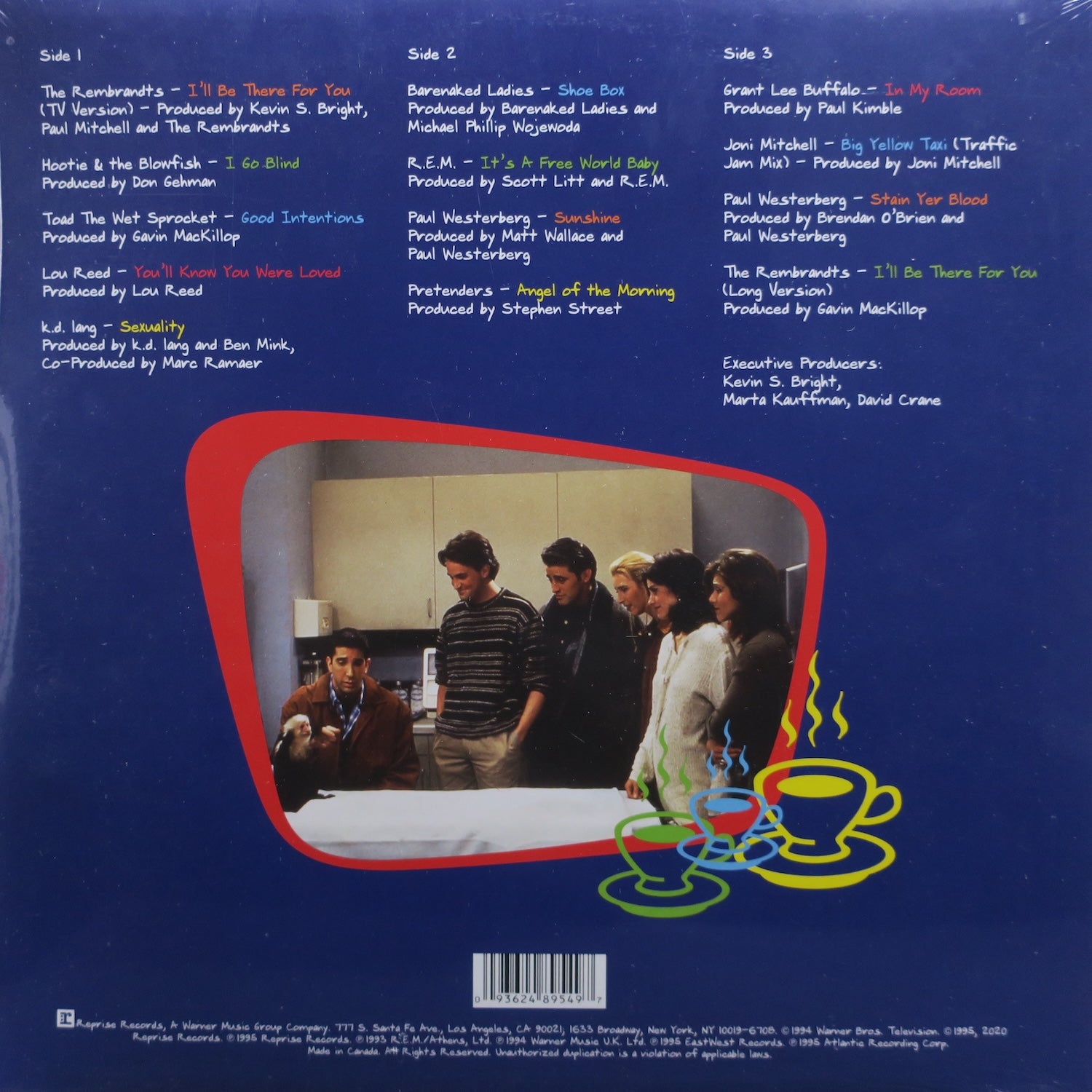 FRIENDS TV Show Soundtrack - Limited Edition Hot Pink Vinyl 2LP Record Set - Perfect for Collectors & 90s Nostalgia Fans