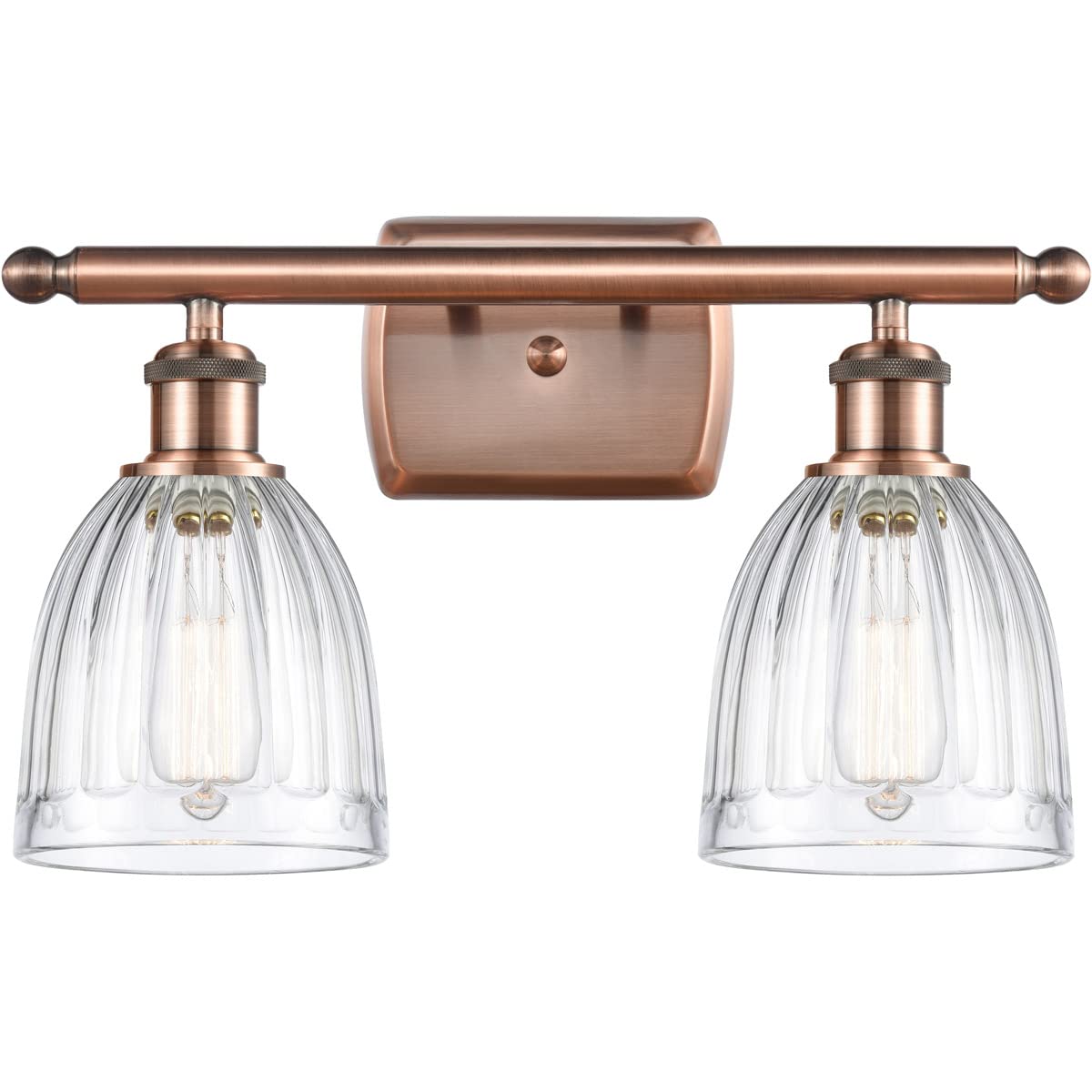 Innovations Lighting 516-2W-AC-G442-LED Brookfield 2-Light Bathroom Vanity Light - Ballston Collection - Perfect for Modern Bathroom & Powder Room Lighting