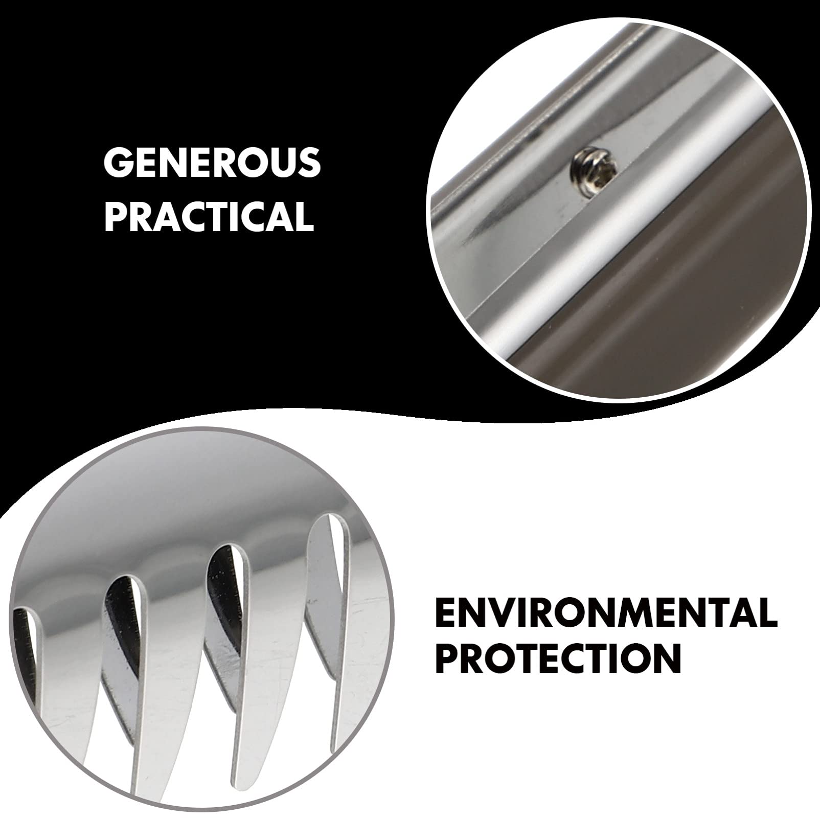 Heavy Duty Pasta Clips - Stainless Steel Fettuccine Noodle Holder for Cooking & Baking