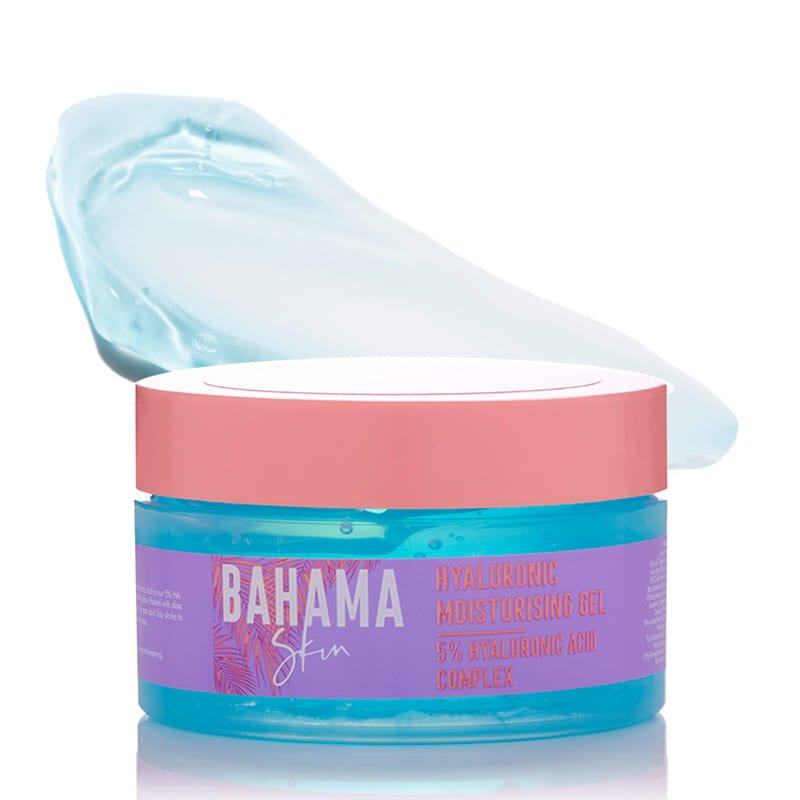 Bahama Skin Hyaluronic Acid Moisturizing Gel for Face - Hydrating & Plumping Skin Care - Perfect for Dry, Sensitive Skin - Day & Night Use