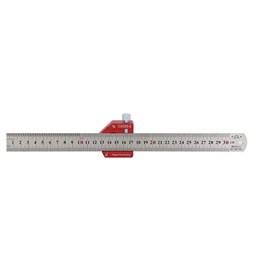 Demeras 300mm Woodworking Scribing Ruler - Precision Angle Scriber Tool for Automotive & Woodworking Projects (CX300 2) | Perfect for DIY Furniture Making, Car Body Repair, and Crafting Projects