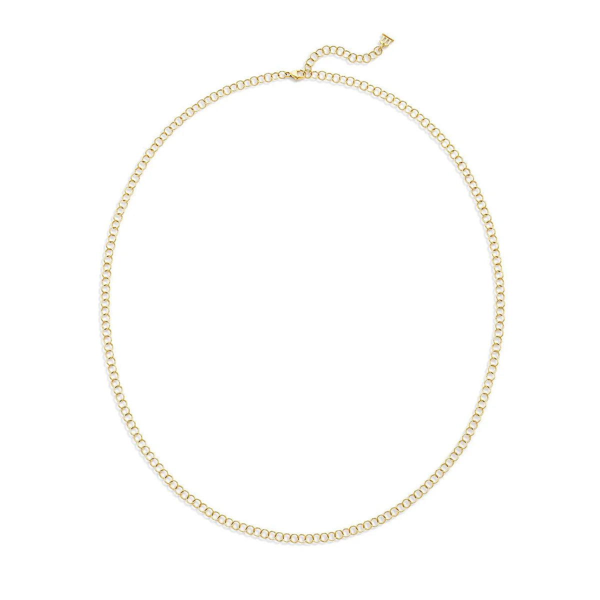 Temple St. Clair Sterling Silver Fine Round Chain Necklace for Women - Elegant Everyday Jewelry for Work, Date Night & Special Occasions