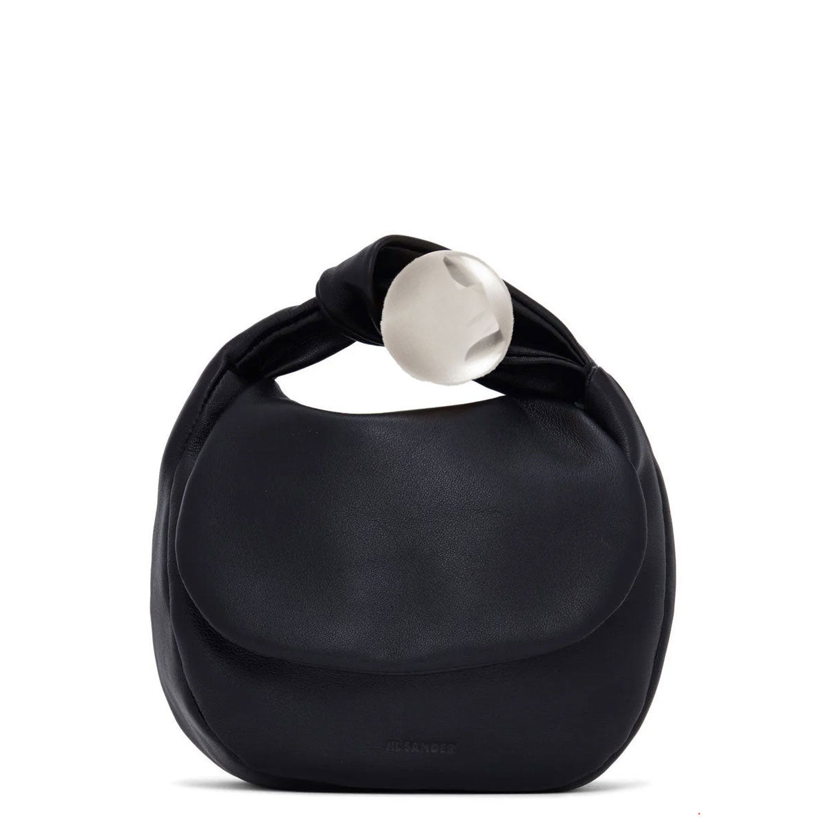 Premium Genuine Leather Sphere Pouch - Small Black for Wallet, Keys & Jewelry | Compact Travel Organizer & Everyday Carry Pouch