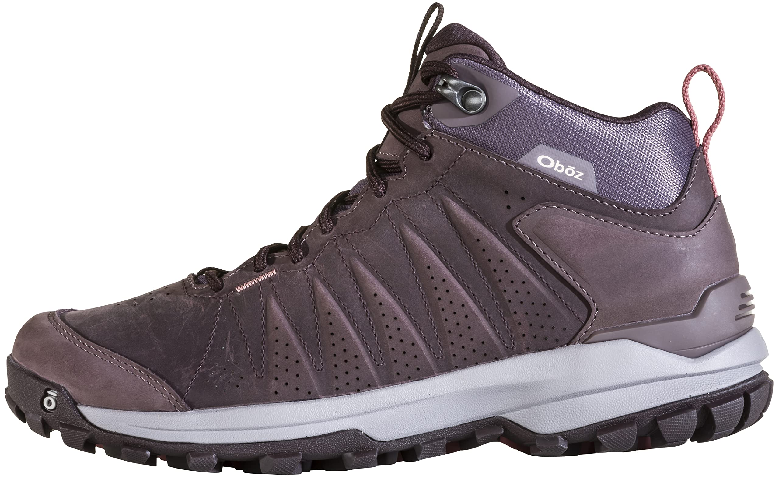 Oboz Sypes Mid Leather B-Dry Waterproof Women's Hiking Boots for Outdoor Adventures - Trail Walking, Backpacking & Camping - SS23 Collection