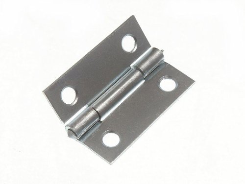 100 Pairs 1.5 Inch (38mm) Zinc Plated Steel Butt Hinges for Doors & Cabinets - Heavy Duty Hardware for Home, Office & Furniture Installation