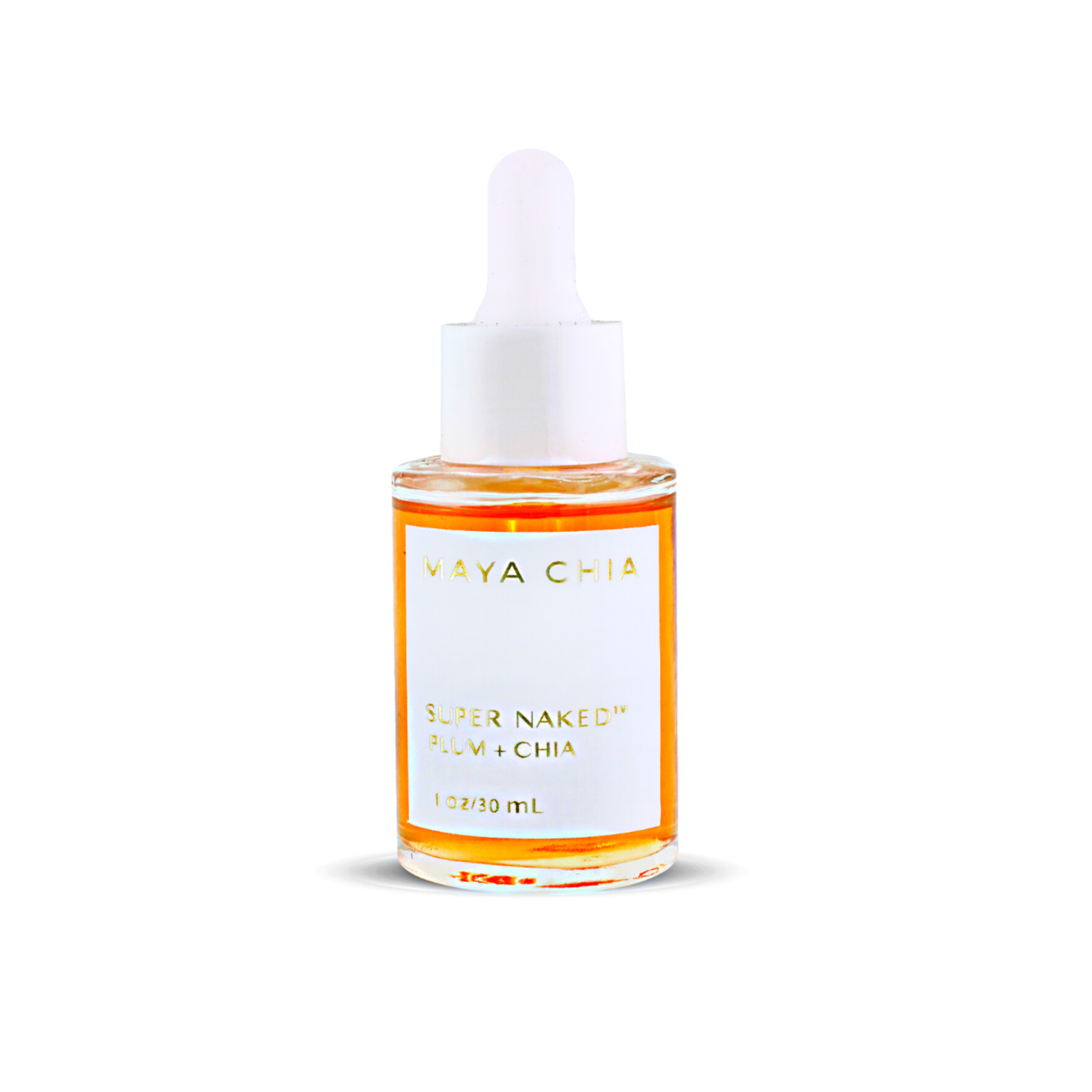 Maya Chia Super Naked Plum Chia Oil - 100% Pure Organic Face & Body Oil for Glowing Skin, Anti-Aging & Hydration - Perfect for Daily Skincare Routine & Nighttime Treatment