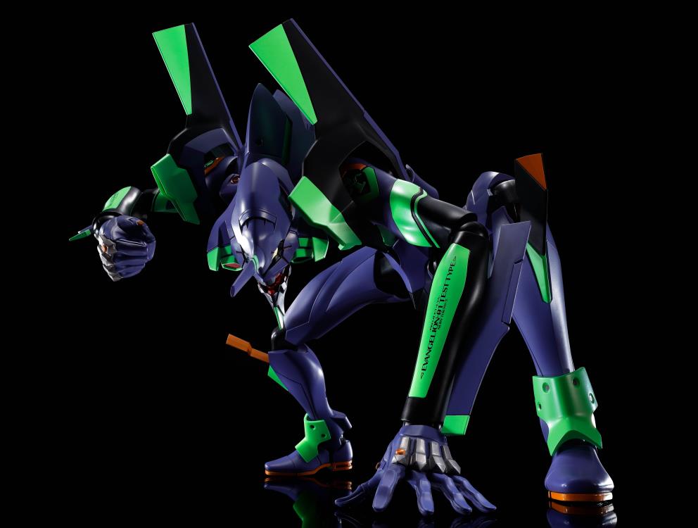 Bandai Dynaction Evangelion Unit-01 with Spear of Cassius Action Figure - Rebuild of Evangelion 3.0+1.0 Renewal Color Edition | Collectible Anime Model for Display & Gifts