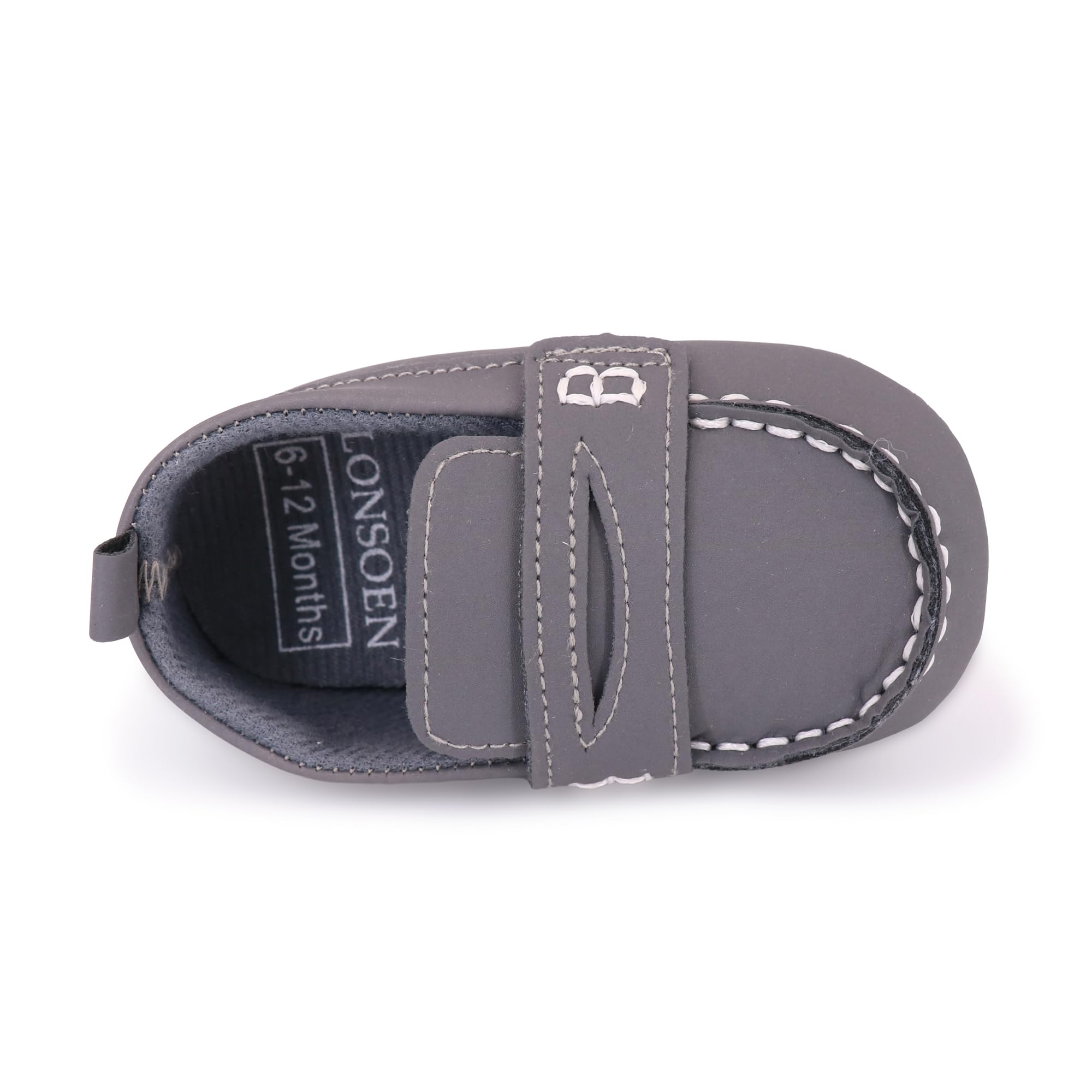 LONSOEN Baby Boys & Girls Penny Loafers - Soft Sole Toddler Moccasins Dress Shoes for Infants | First Walkers, Church, Wedding & Special Occasion Outfits