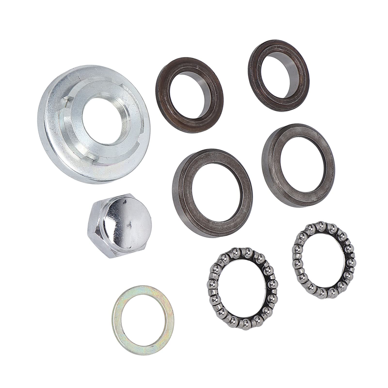 Motorcycle Steering Bearing Kit - Rustproof Aluminum Alloy Steering Stem Head Roller Bearing for Scooters & Motorcycles | Durable Replacement Part for Smooth Handling & Off-Road Riding