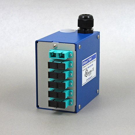 12-Port OM3/OM4 Compact Fiber Optic Patch Panel - SNAP-12SC-MM - High Density Fiber Optic Termination Solution for Data Centers & Server Rooms