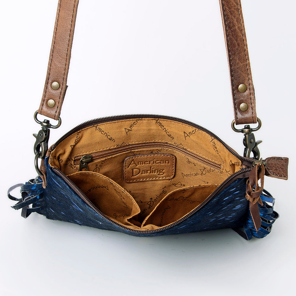 Genuine Leather Crossbody Bag for Women - American Darling ADBG988 Western Style Handbag Purse, Perfect for Daily Use, Travel, and Casual Outings