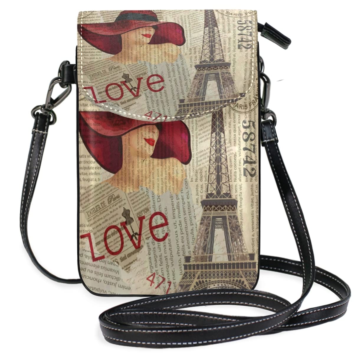 Stylish Small Crossbody Bag for Women - Parisian French Design with Phone Pouch & Credit Card Slots | Perfect for Travel, Shopping & Everyday Use