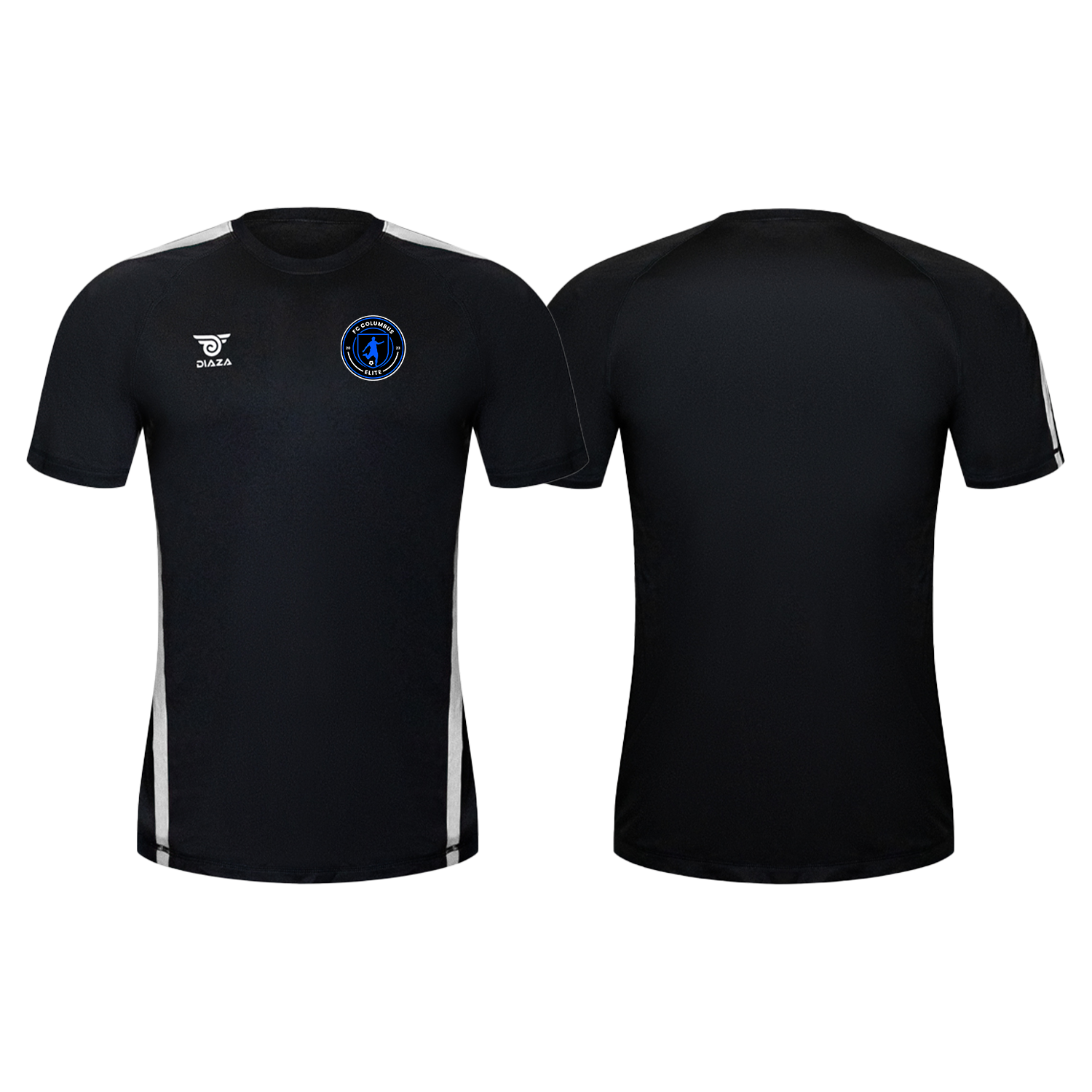 FC Columbus City Training Jersey - Black & White Soccer Shirt for Men & Women - Perfect for Soccer Practice, Training & Fan Support