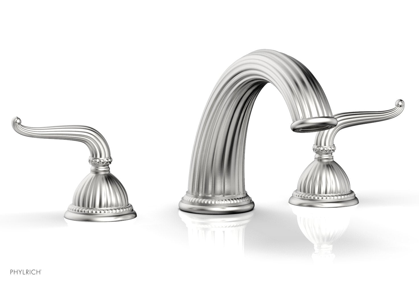 GEORGIAN & BARCELONA Deck Tub Set with Lever Handles K1141P - Modern Bathroom Faucet for Outdoor Deck, Patio, or Poolside Installation