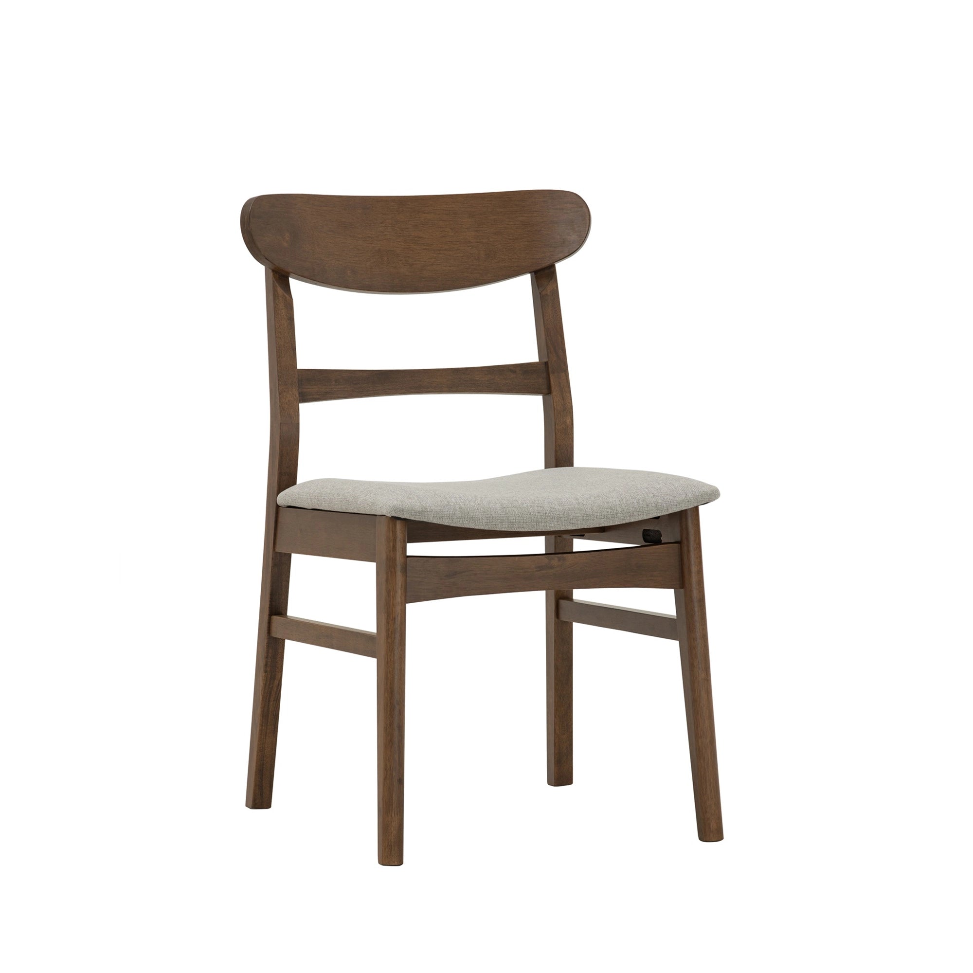 Hansen Dining Chair - Modern Wooden Kitchen Chairs Set of 2, Comfortable Upholstered Seat with Sturdy Metal Legs - Perfect for Dining Room, Kitchen, Breakfast Nook & Home Office
