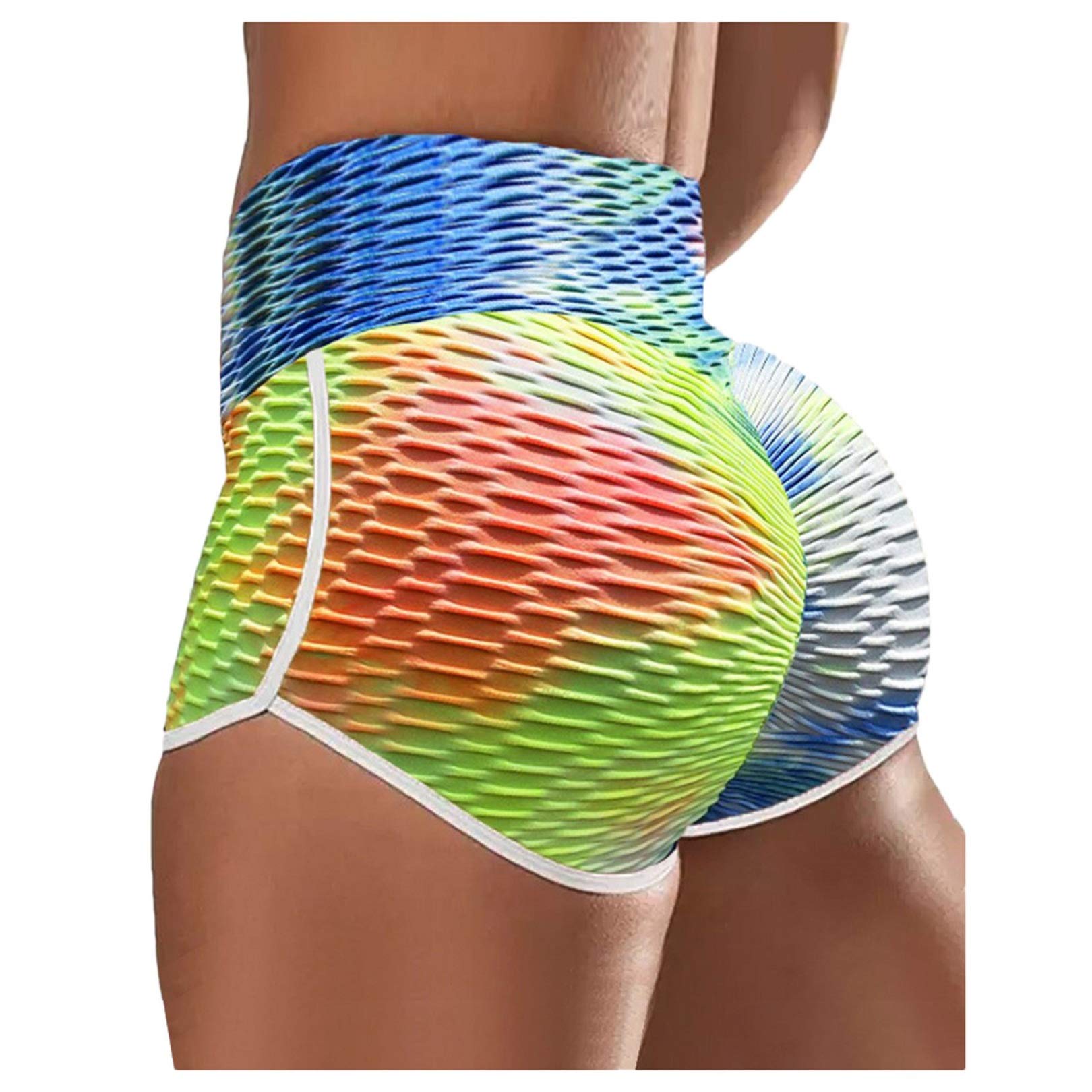 High Waisted Yoga Shorts for Women - Booty Lifting Scrunch Butt Workout Shorts | Gym, Running, Yoga & Lounge Wear