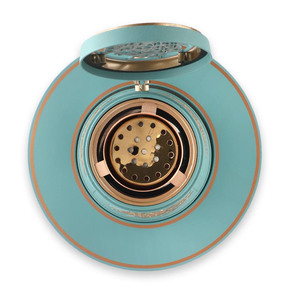 Tiffany Blue Ceramic Mug-Shaped Candle Warmer - Perfect for Home Decor, Gifts, and Aromatherapy