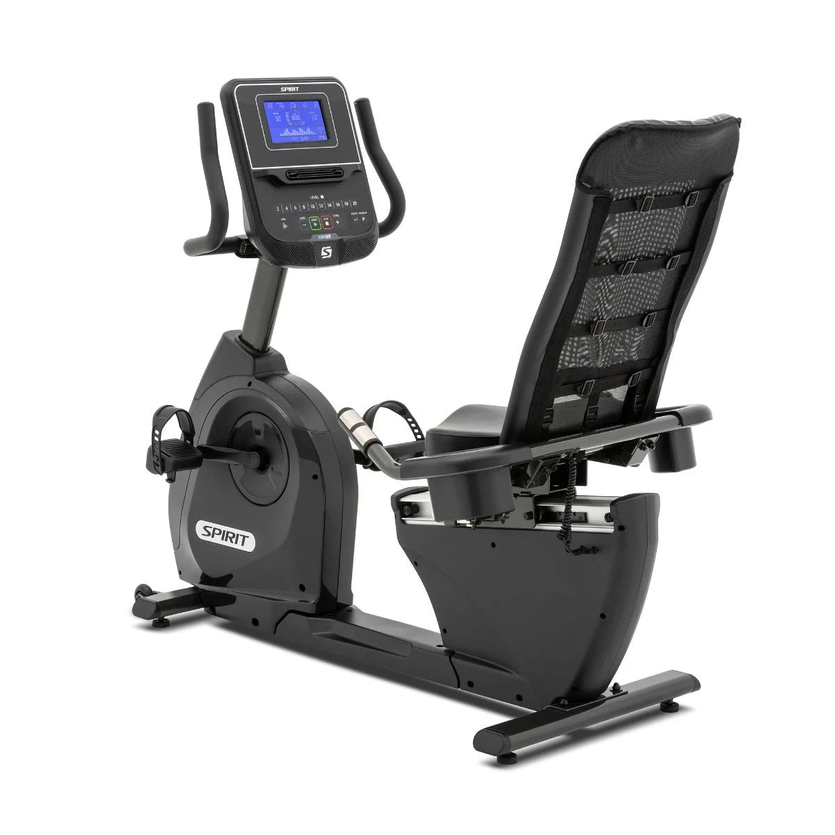 Spirit XBR25V2 Recumbent Exercise Bike for Home Gym - Low Impact Workout Machine for Seniors & Rehabilitation - Perfect for Cardio Training & Indoor Cycling