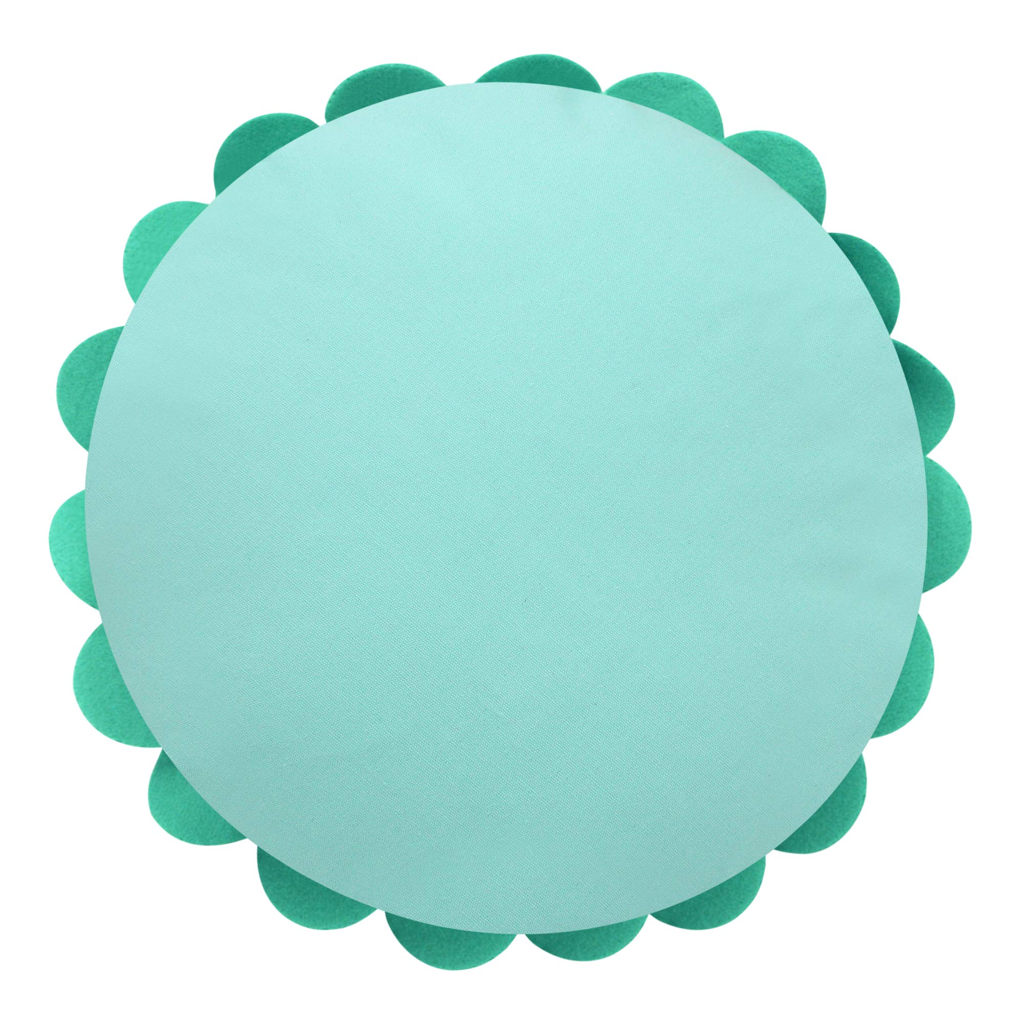 3D Happy Daisy Flower Throw Pillow - Soft & Cozy Round Decorative Pillow for Couch, Bed, Sofa - Unique Flower Shape Design for Home Décor - Perfect for Living Room, Bedroom, Nursery & Gift Giving