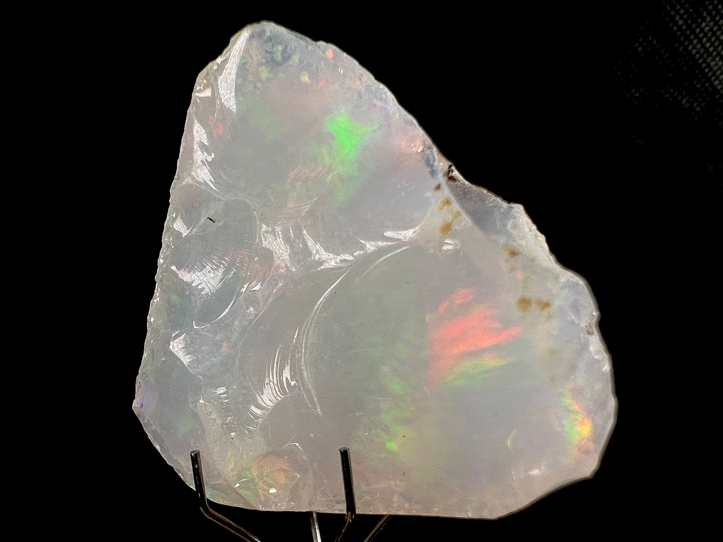 4A Welo Opal Raw Crystal - Certified Cutting Grade Opal Gemstone for Jewelry Making | Perfect for Rings, Necklaces & DIY Craft Projects