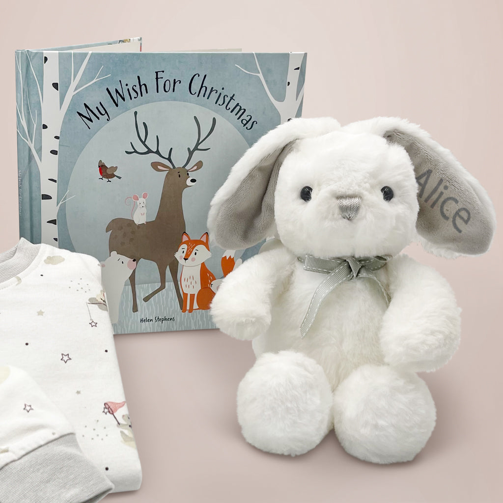 Christmas Bedtime Gift Set for Kids - Cozy Holiday Pajamas, Slippers & Storybook - Perfect for Family Christmas Eve & Festive Bedtime Routines