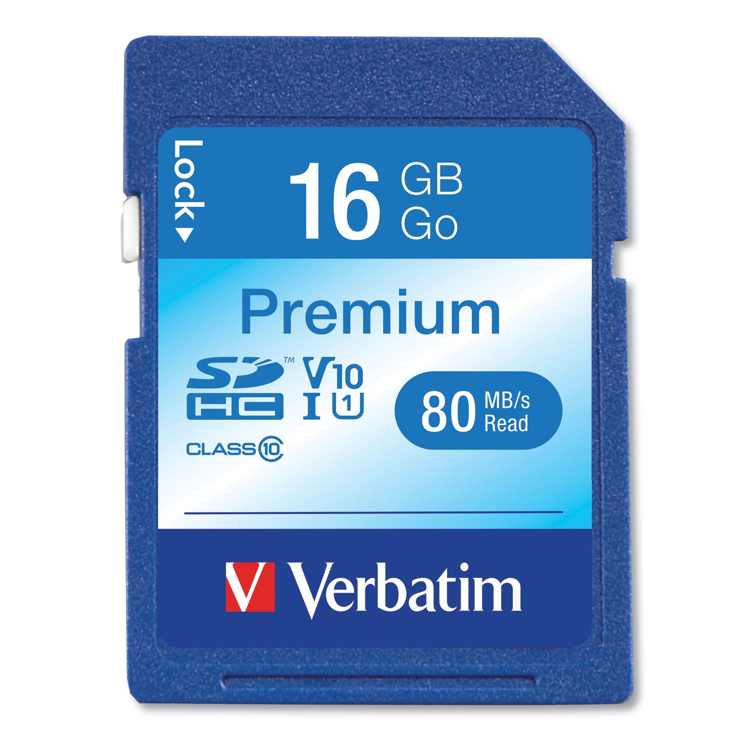 16GB Premium SDHC Memory Card - UHS-I V10 U1 Class 10 - 80MB/s Read Speed - High Performance for Digital Cameras, Drones & Action Cameras